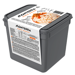 «MONTERRA» мороженое пломбир с кленовым сиропом и кусочками карамелизованных грецких орехов